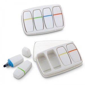 Estuche Para 4 Resaltadores En Cera Adam OF-456-4